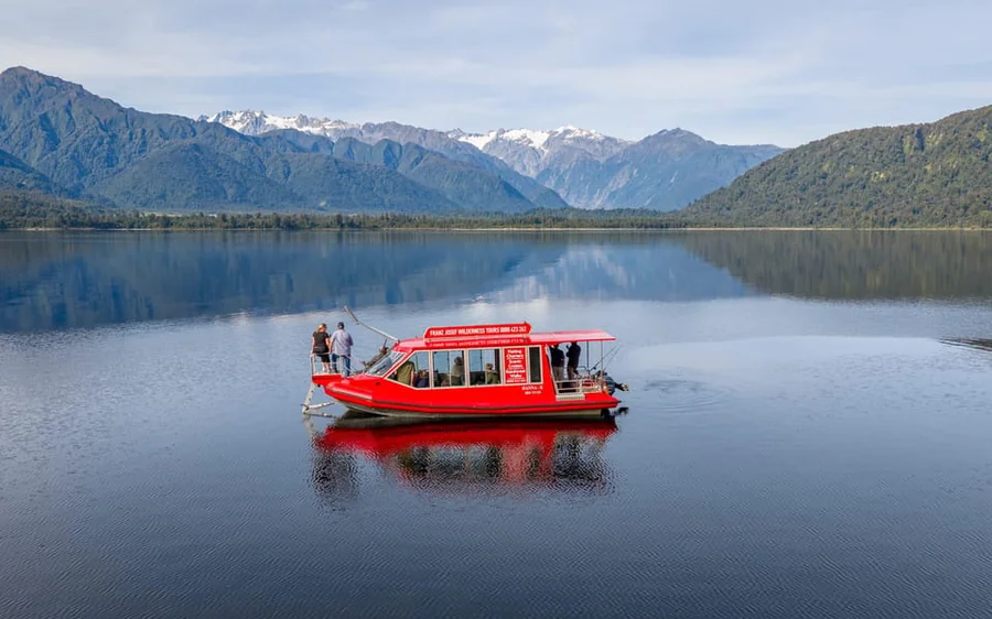 Franz Josef Glacier: crucero panorámico de 2 horas por el lago Mapourika