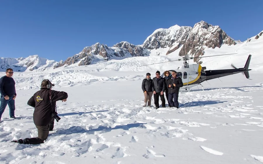 Franz Josef: Helikopterflug zu den Twin Fox & Franz Josef Glaciers